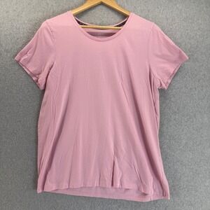 HUE Soft T-Shirt Tee Everyday‎ Top Short Sleeve Bubblegum Pink Womens Size XL